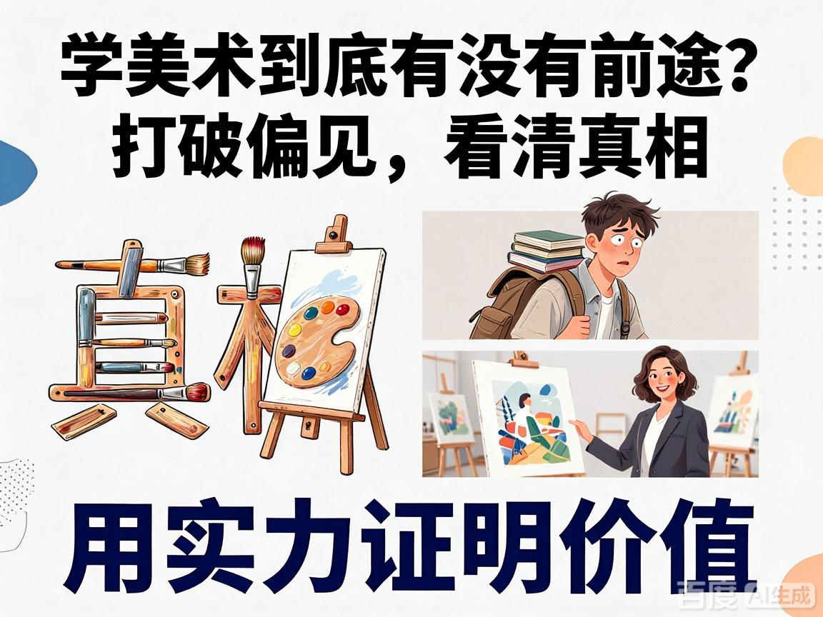 学美术到底有没有前途？打破偏见，看清真相